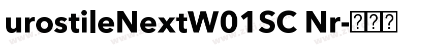 urostileNextW01SC Nr字体转换
